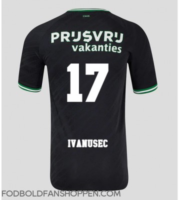 Feyenoord Luka Ivanusec #17 Udebanetrøje 2024-25 Kortærmet